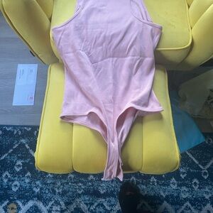 Time and Tru Light Pink Women's Bodysuit